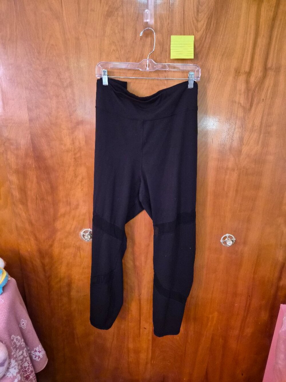 Old Navy Active Go-Dry Mesh Panel Leggings Plus Size 4X Black High Rise Workout